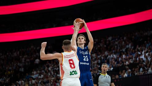 男篮欧锦赛-马尔卡宁26+13 武切维奇7+12 芬兰大胜黑山3连胜